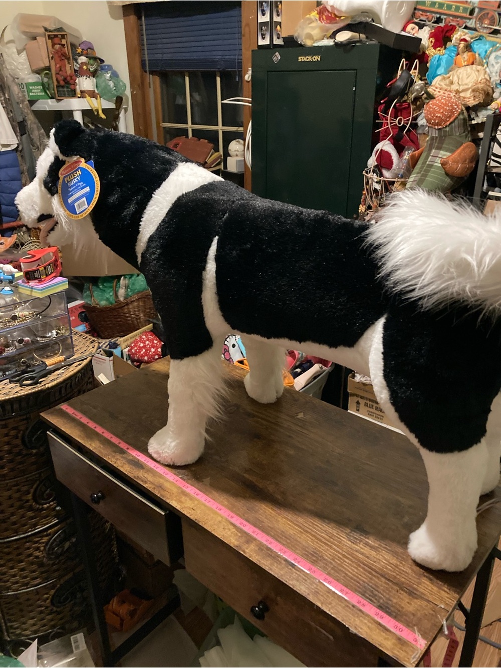 Melissa & Doug large plush Husky stuffed animal